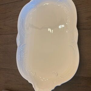 Elegant Cream Serving Platter